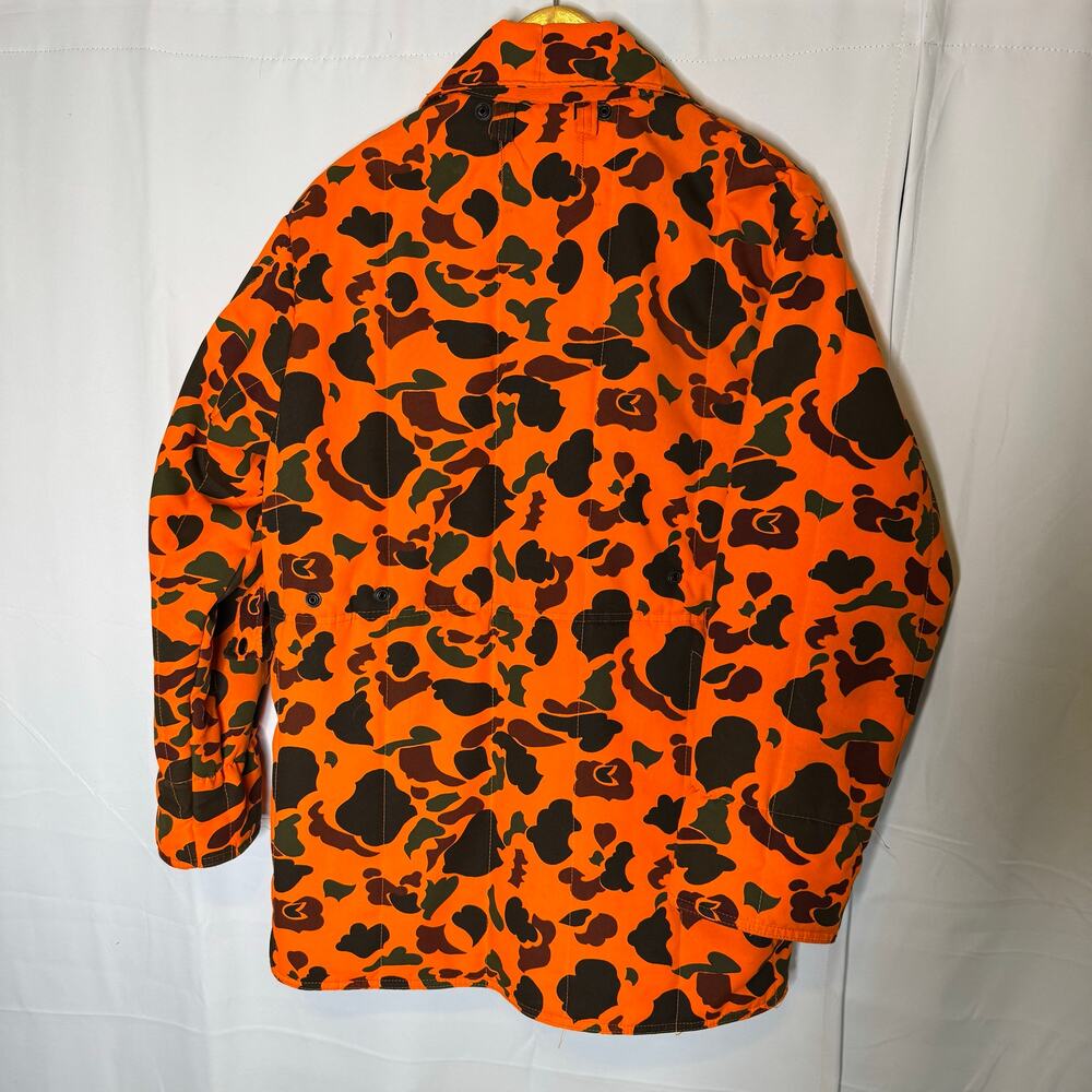 Chiller Killer By SafTBak Vintage Blaze Orange Camo Hunting Jacket USA Made - Picture 3 of 6